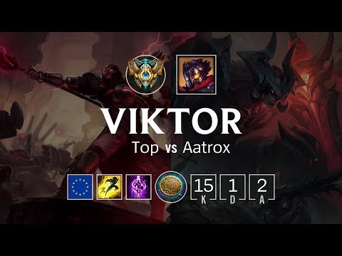 Viktor Top vs Aatrox - EUW Challenger Patch 8.21