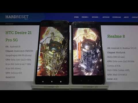 3DMark Sling Shot Extreme on HTC Desire 21 Pro 5G & REALME 8 – Device Comparison