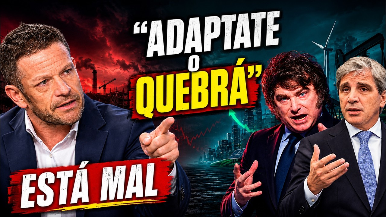 “Adaptate o quebrá”: Diego Giacomini destroza la receta de Milei y Caputo