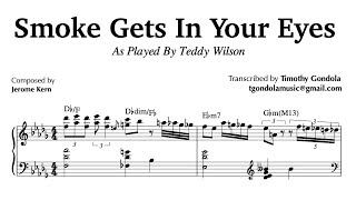 Piano Legend Teddy Wilson plays Smoke In Your Eyes
