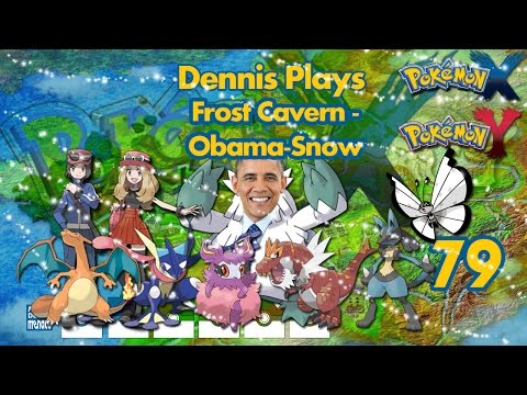 Pokemon X Walkthrough (Ep 79) Frost Cavern - Obama Snow