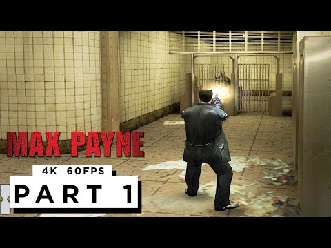 MAX PAYNE Walkthrough Gameplay Part 1 - (4K 60FPS) RTX 3090 - No Commentary