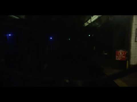 120827 SUBWAY MOVING ON THE TRACKS 4K