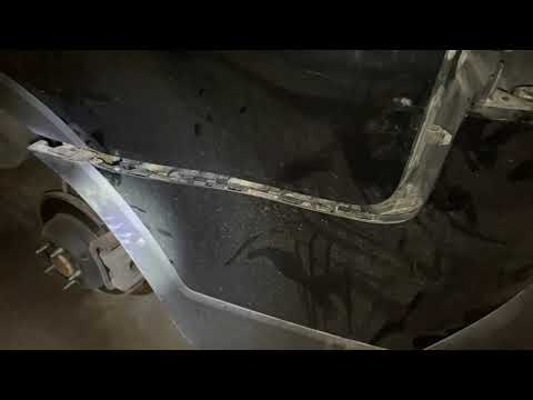 2011 2012 2013 Kia Sorento replacing rear bumper