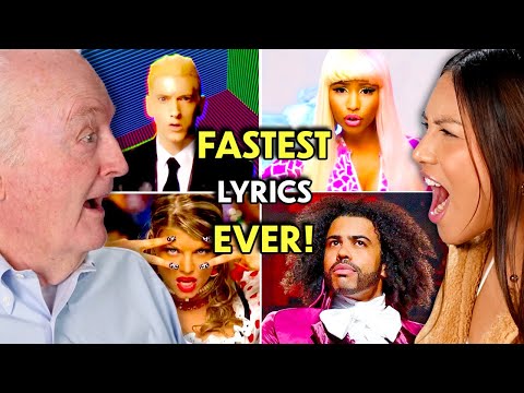 Gen Z Vs. Elders: Fastest Lyrics Of All Time! (Eminem, Twista, Hamilton)