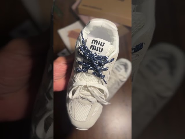 New Balance X Miu Miu 530 SL suede and mesh sneake...