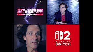Paul Rudd's Nintendo Switch 2 Ad Synched With Super NES Ad