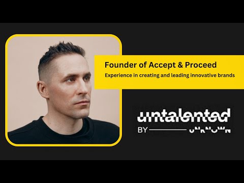 Accept & Proceed's founder David Johnston discusses ... - YouTube