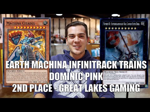 2nd place! EARTH Machina Infinitrack Trains Deck Profile ft. Dominic Pink  | Yu-Gi-Oh!