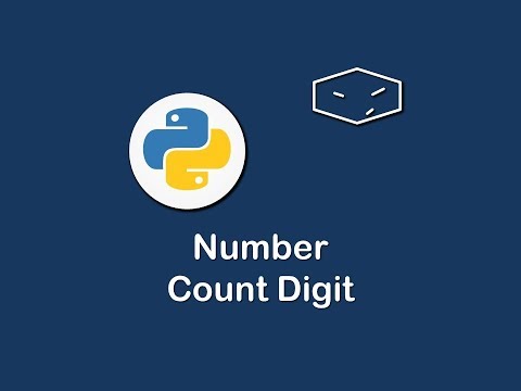 number count digit in python 