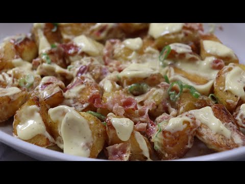 FRIED POTATO SALAD | POTATO SALAD | SALAD RECIPE