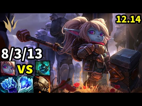 Poppy Jungle vs Hecarim - KR Grandmaster | Patch 12.14