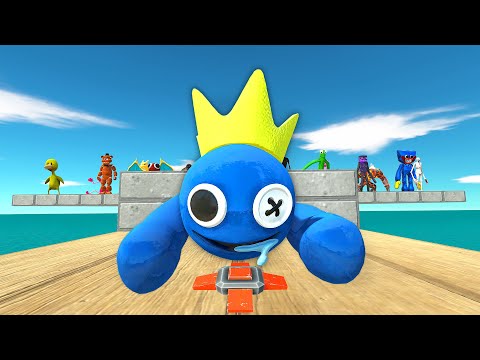 Creppy Monsters Jump Over MINES - Animal Revolt Battle Simulator