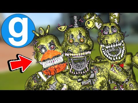 Brand New Phantom Nightmare Pill Pack Edit! Five Nights at Freddy's Garry's Mod Gameplay