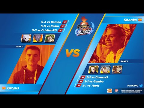 #DBFZ Quien es este CHICO?? GROPIS vs SHANKS FT5 Week #4 SPAIN DBFZ NATIONAL CHAMPIONSHIP
