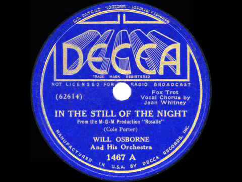 Will Osborne   In The Still Of The Night 1937