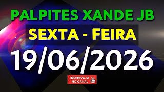 PALPITE DIA 19/06/2026 | JOGO DO BICHO TODAS AS LOTERIAS 