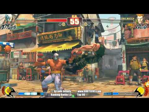 Arcade Infinity SF4 Ranbat 1.5 LB6 - Kai (EL) vs Eric (GU)