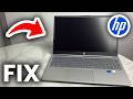 HP Laptop Won T Turn On Or Charge Fix