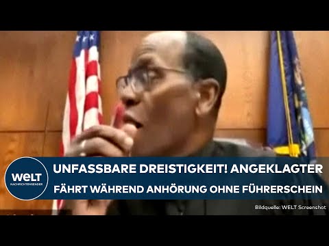 USA: Unglaubliche Dreistigkeit! Angeklagter fährt während Anhörung für Fahren ohne Führerschein