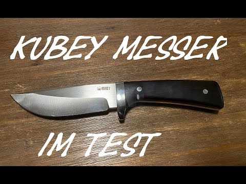 Warum will jeder dieses Messer besitzen? Kubey Messer mit Ebenholz Griff! Bushcraft und Outdoor