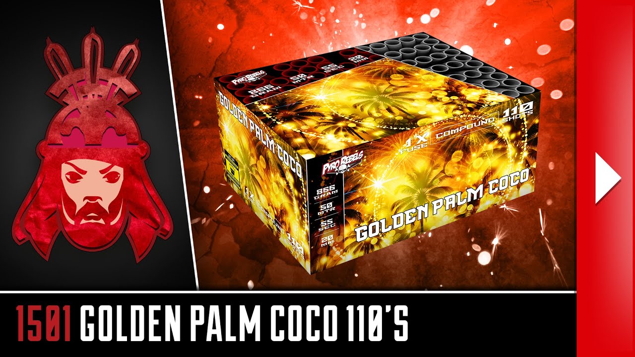 1501 Golden Palm Coco 110's - Geisha - Vuurwerkmania - (OFFICIAL VIDEO)