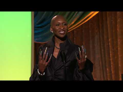 Cynthia Erivo receives the Actress Award [FULL SPEECH]