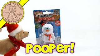 preview picture of video 'Holiday Pooper Snowman, Penguin & Gingerbread Man - 2013 Christmas Candy & Snack Series'