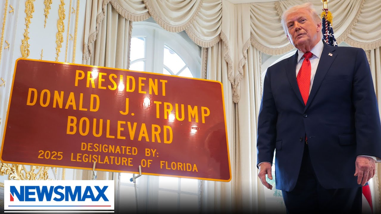 WATCH: Donald J. Trump Boulevard named in Palm Beach, Florida