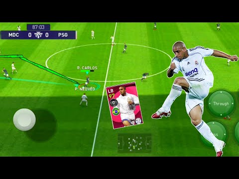 Rainbow Long Goal Roberto Carlos Pes 2021 Mobile
