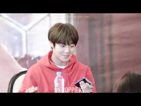 190405 Park Jihoon Open Fansign Event Fancam