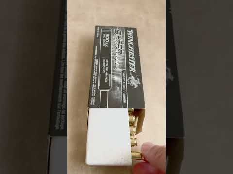 Winchester 300 Blackout 200 gr Open Tip Subsonic Super Suppressed #300blackout #ar15  #ammo