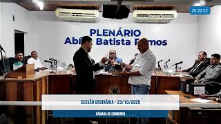 Sessão Ordinária - 23/10/2025, 19 horas