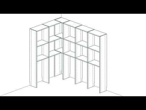 Installing Corner Shelves On Dakota Closets