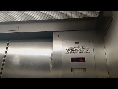 Dover Banjo hydraulic elevators at the Chester Maple Municipal parking garage (White Plains, NY)