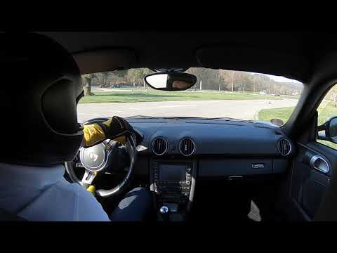 07.04.2019 - DMSB Slalom MC Stuttgart Solitude G1 - Porsche Cayman S 987- 1. Lauf - 1.38,58