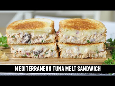 "Better than Deli" Mediterranean Tuna Melt Sandwich