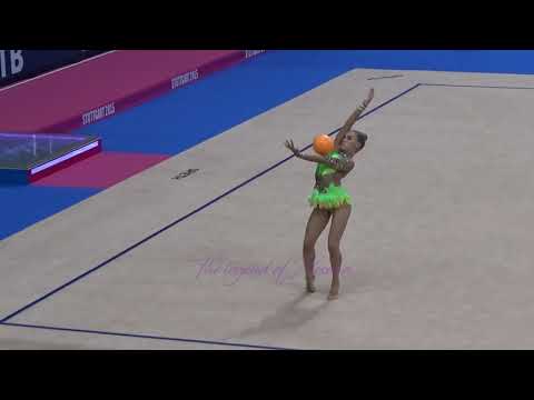 Josefine OLSSON (SWE) ball - 2015 Stuttgart worlds Qualifs