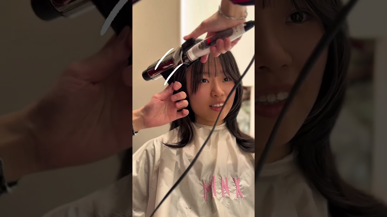 【簡単】ウルフの巻き方｜上下ワンカールだけ #カミカクメイ