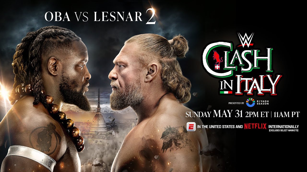 Oba Femi vs. Brock Lesnar: WWE Clash in Italy Hype Package