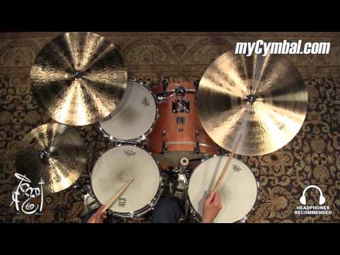 Sabian 21" HH Vanguard Ride Cymbal - 1988g - Played by Tom Lonardo (121VR-1032416I)