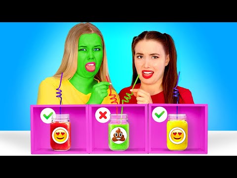 DON’T CHOOSE THE WRONG MYSTERY DRINK CHALLENGE || Last To Stop Wins! Funny Pranks By 123 GO! FOOD