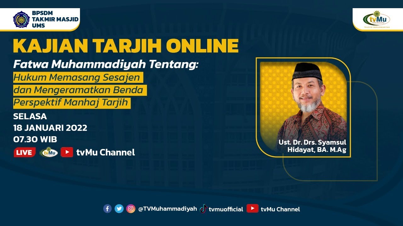 Pandangan Majelis Tarjih Terkait Pemasangan Sesajen dan Pengeramatan Benda