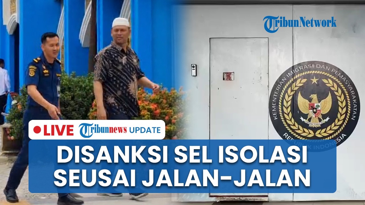 LIVE: Napi Korupsi yang Kepergok Jalan-jalan di Kendari Kini Disanksi Masuk Sel Isolasi