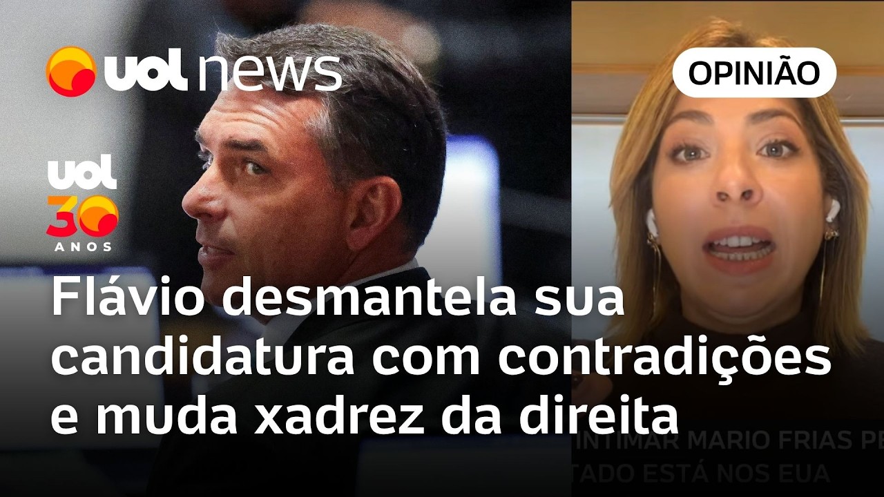 Flávio Bolsonaro desmantela sua candidatura com contradições e muda xadrez da direita | Daniela Lima