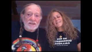 Willie And Annie Nelson Stand With The 99%