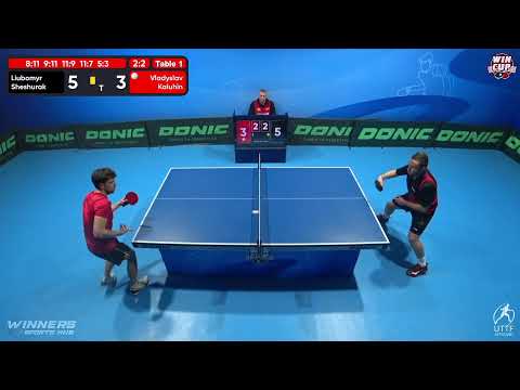 23:30 Liubomyr Sheshurak  2 - 3  Vladyslav Kaluhin West 5 WIN CUP 01.11.2022 | TABLE TENNIS WINCUP