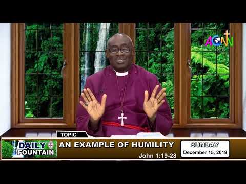 DAILY FOUNTAIN OF DECEMBER 15, 2019 - THE RT. REV’D EMMANUEL O. ADEKUNLE