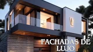 Fachadas de casas de lujo