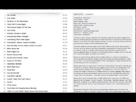 ANNE MURRAY BRUCE MURRAY DUET FALLIN IN LOVE (FALLIN APART) LIVE IN CONCERT JUNE 5 1983